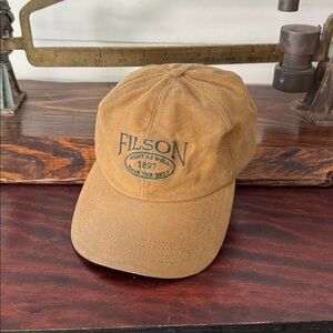 Filson Brown Logo Cap